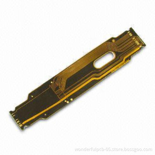 Flexible PCB with 0.08mm Trace Minimum Width and 0.5oz Copper Thickness